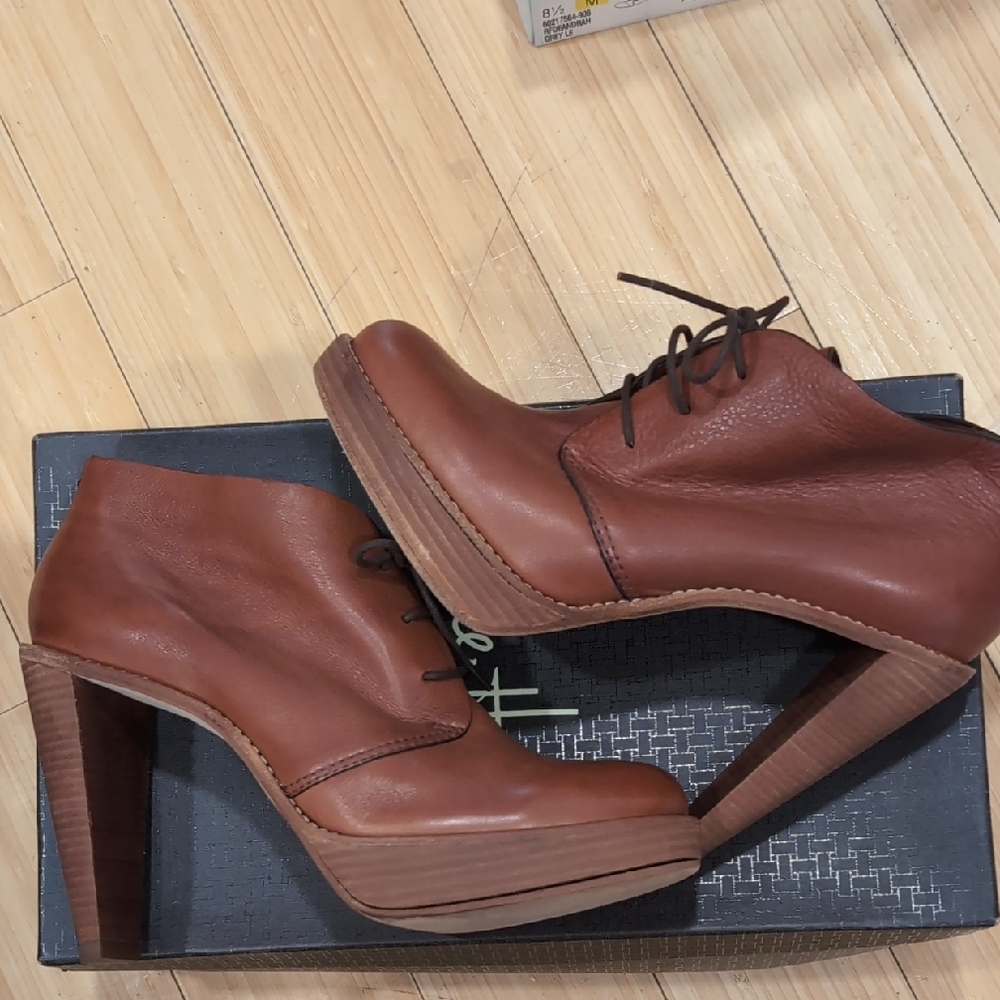 Cole Haan Brown Heeled Boots Classic Silhouette